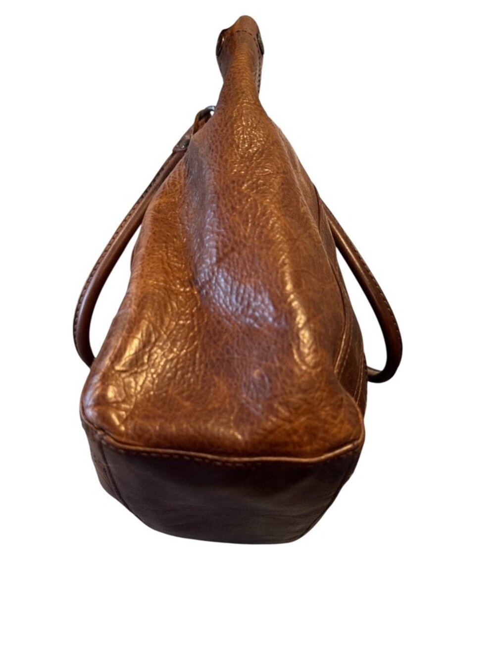 Frye Brown Leather Hobo Bag • Melissa Style • Distressed Buttery Soft • Slouchy - Picture 4 of 10